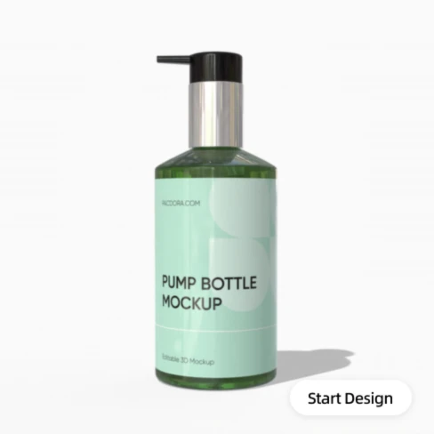 shampoo 3D mockup