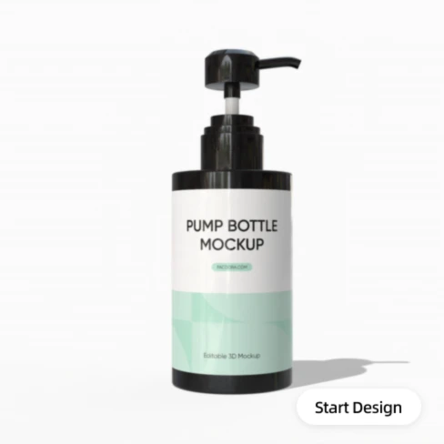 shampoo 3D mockup