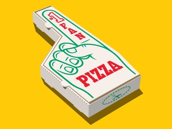 Pizza packaging design