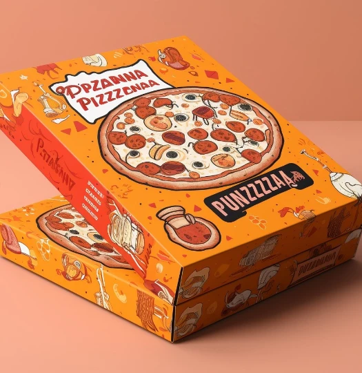 Pizza packaging design