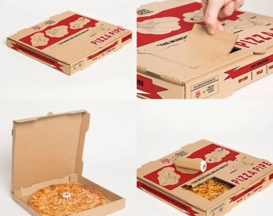 Pizza packaging design