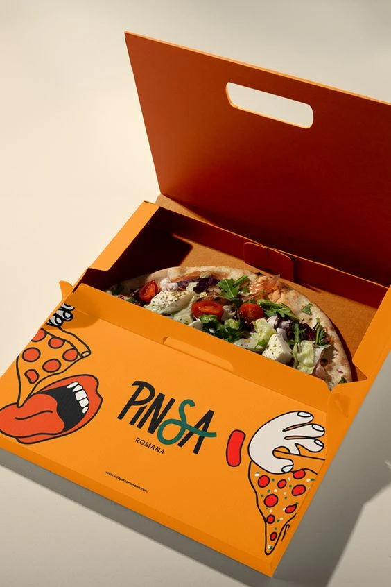 Pizza packaging design