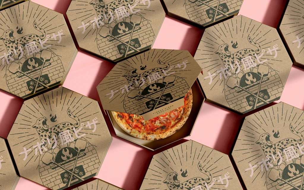 Pizza packaging design