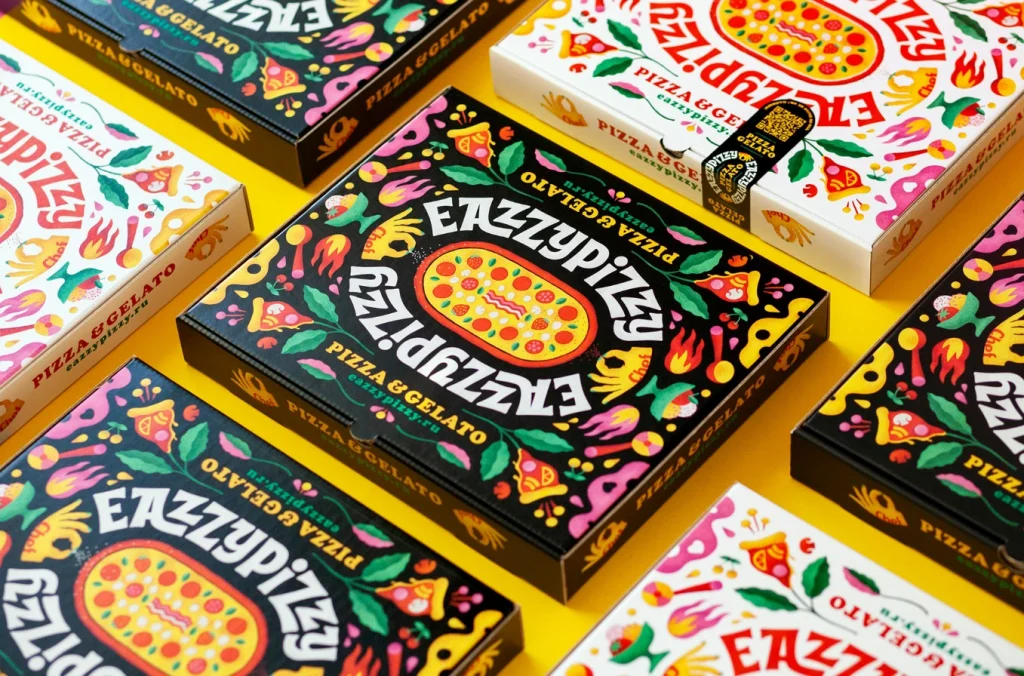 Pizza packaging design