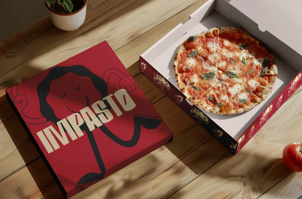 Pizza packaging design