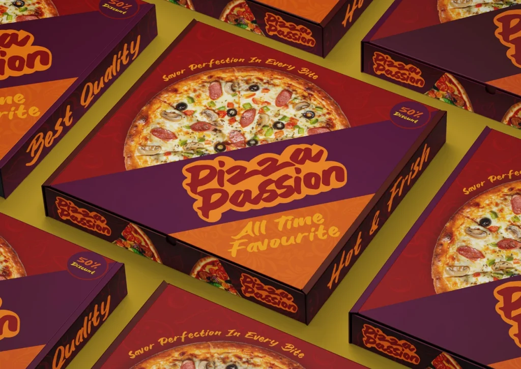 Pizza packaging design