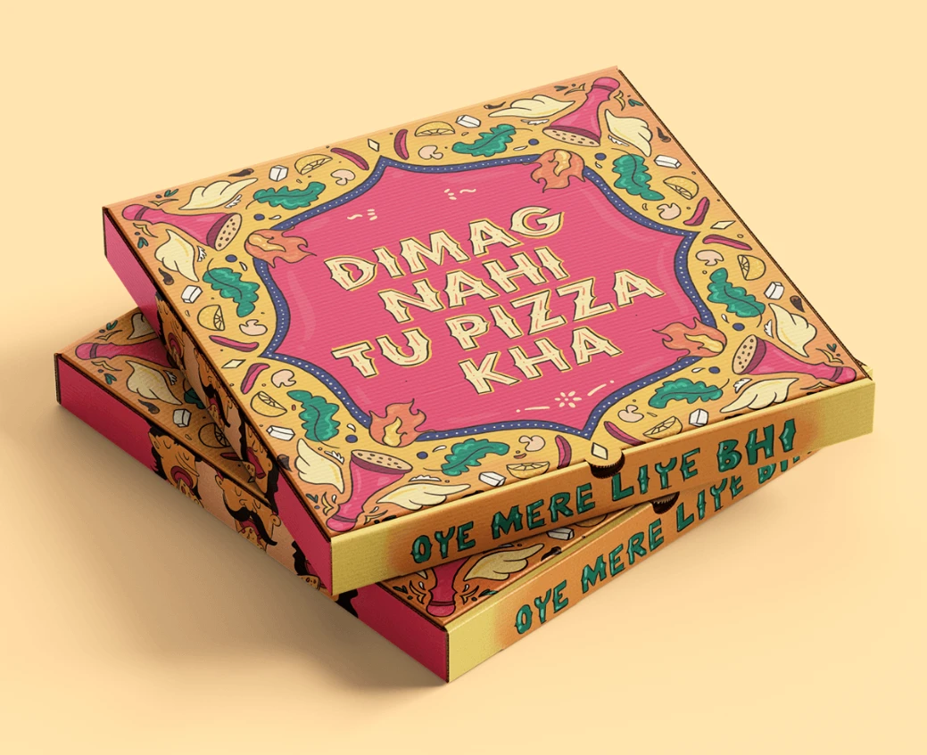 Pizza packaging design