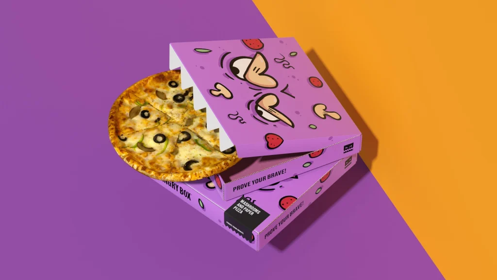 Pizza packaging design