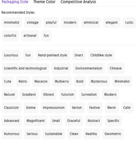 Parameters to consider in packaging design