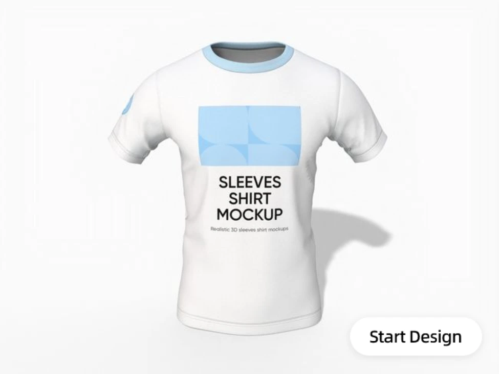 T-shirt Packaging Mockup